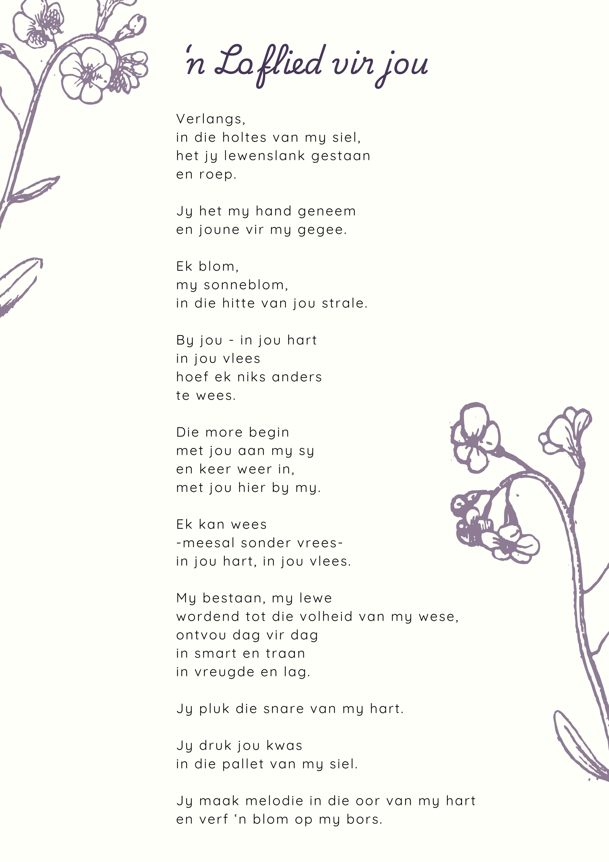 Funeral program page 5