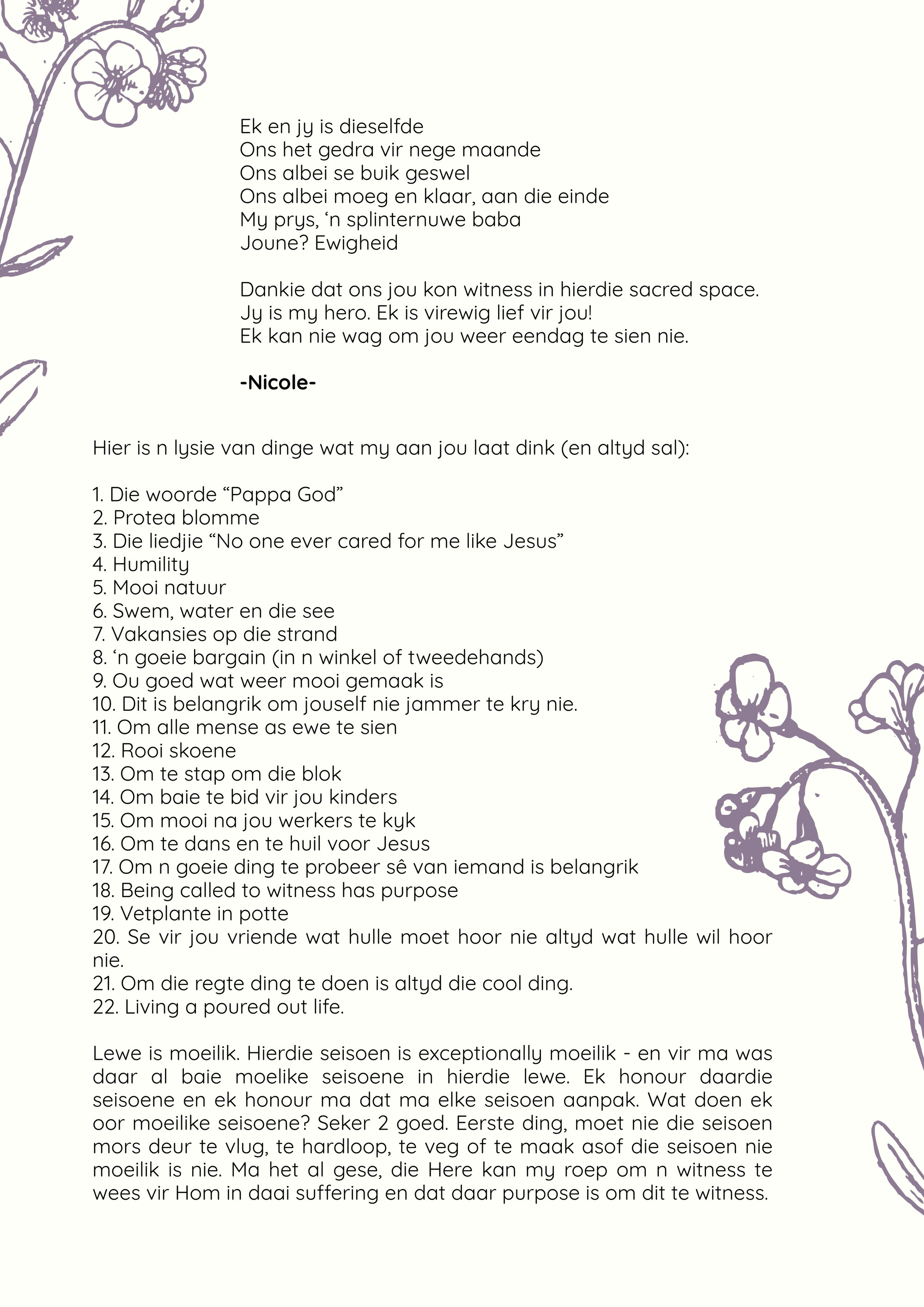 Funeral program page 7