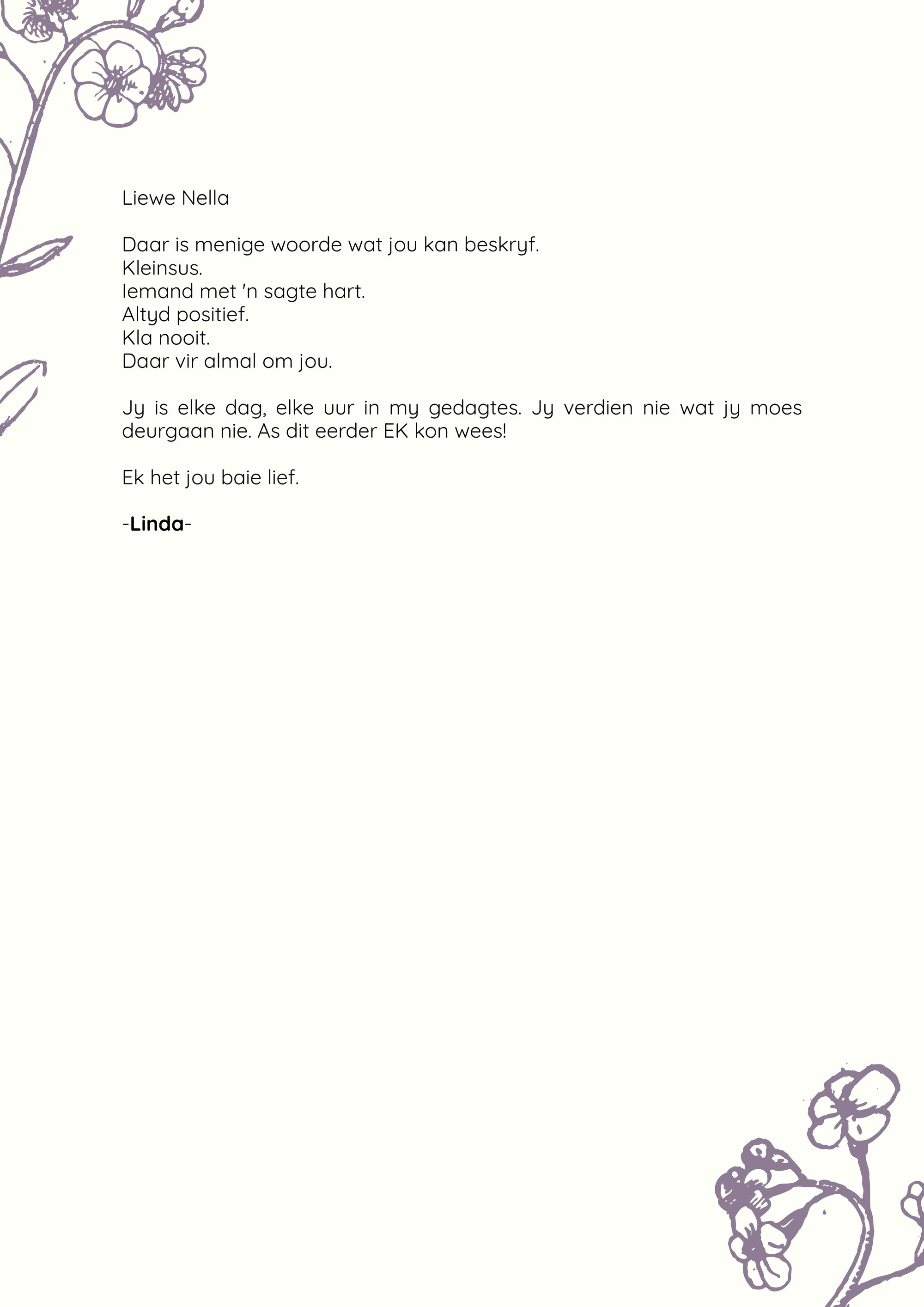 Funeral program page 13