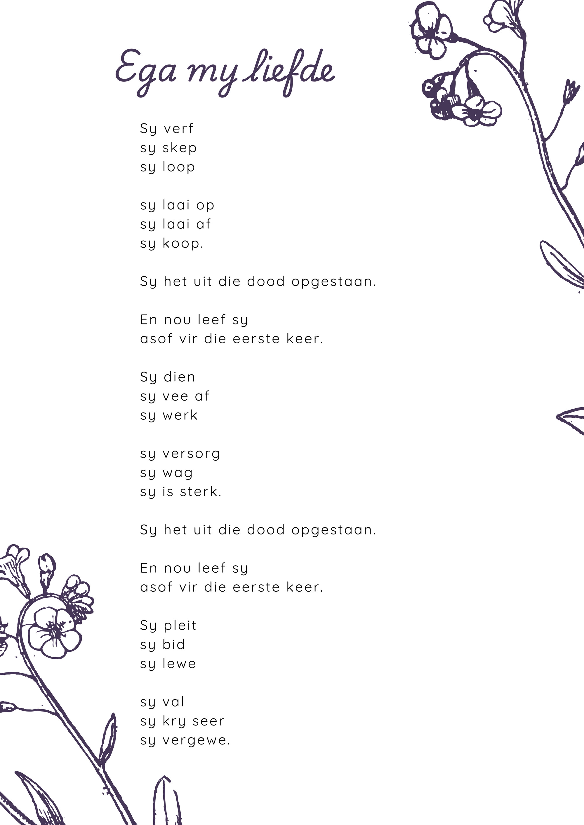 Funeral program page 18